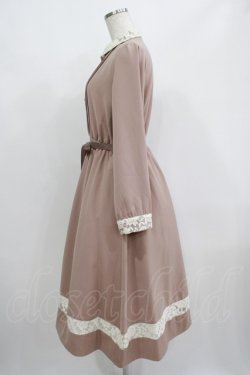 画像2: Fi.n.t / レース使い丸衿ワンピース Free PINK BEIGE H-25-08-29-1018-CA-OP-NS-ZH