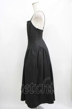 画像2: an another angelus / サイドギャザーキャミワンピース Free BLACK H-25-08-29-1022-CA-TO-NS-ZH