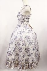 画像2: Victorian maiden / ロココブーケロングサンドレス Free ロココグレージュ H-25-08-29-001-CL-OP-NS-ZH (2)