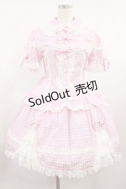 画像1: metamorphose / ギンガムチェックセット Free ピンク H-25-08-29-005-ME-OP-NS-ZH