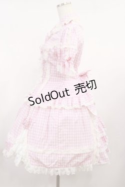 画像2: metamorphose / ギンガムチェックセット Free ピンク H-25-08-29-005-ME-OP-NS-ZH