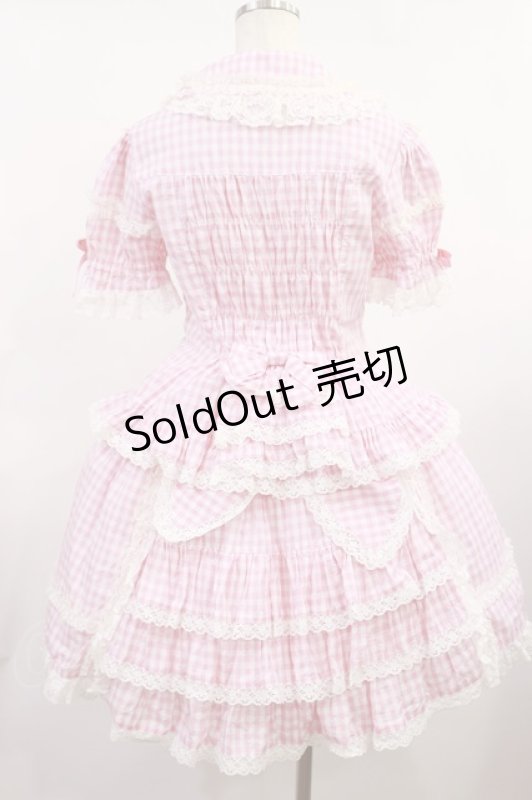画像3: metamorphose / ギンガムチェックセット Free ピンク H-25-08-29-005-ME-OP-NS-ZH (3)