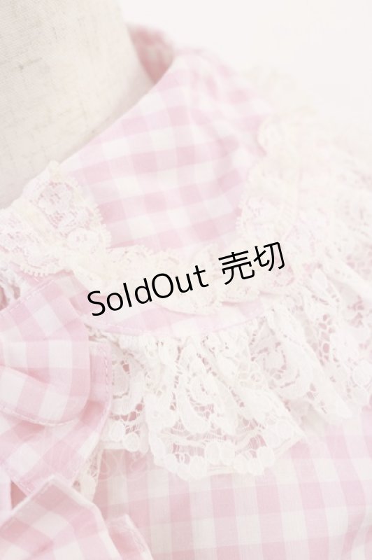 画像8: metamorphose / ギンガムチェックセット Free ピンク H-25-08-29-005-ME-OP-NS-ZH (8)