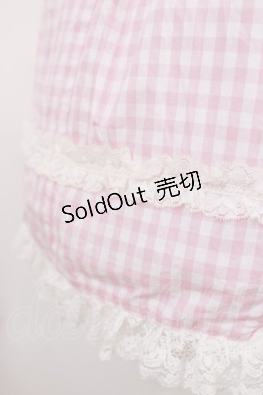 画像10: metamorphose / ギンガムチェックセット Free ピンク H-25-08-29-005-ME-OP-NS-ZH (10)