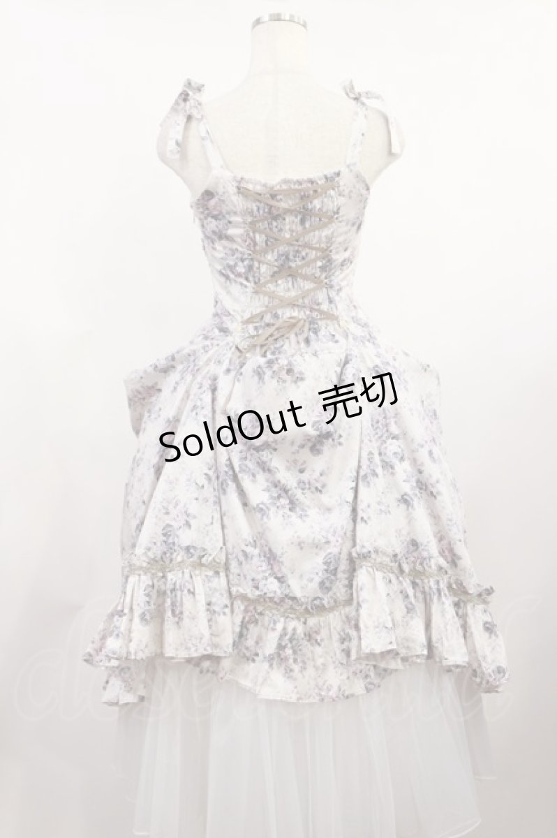 画像4: Victorian maiden / ロココブーケロングサンドレス Free ロココグレージュ H-25-08-29-001-CL-OP-NS-ZH (4)