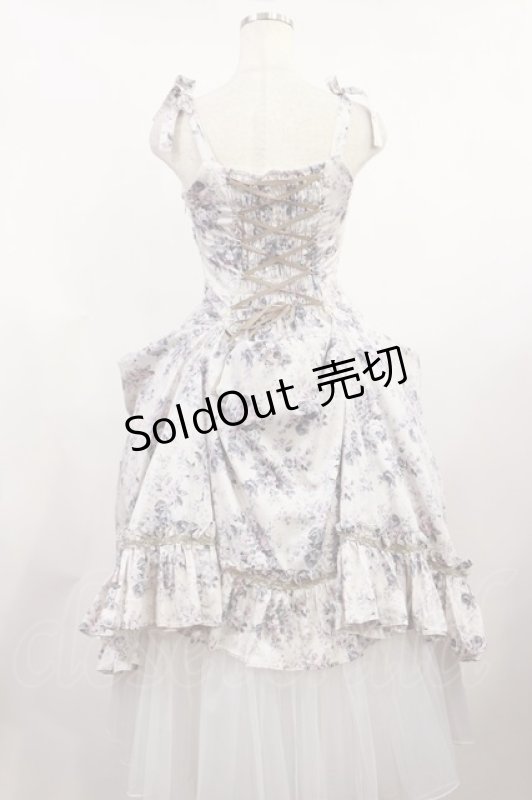 画像4: Victorian maiden / ロココブーケロングサンドレス Free ロココグレージュ H-25-08-29-001-CL-OP-NS-ZH (4)