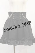 DearMyLove / チェーンアップクモレースフリルスカート L ブラック H-25-08-29-019-EL-SK-NS-ZH
