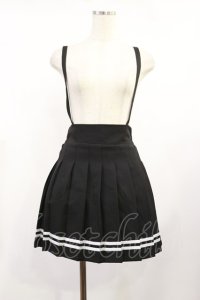 MA*RS / サスペンダープリーツスカート Free ブラック H-25-08-29-020-EL-SK-NS-ZH