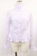 Angelic Pretty / フラワープリンセス立ち襟ボウタイブラウス FREE ラベンダー H-25-08-29-023-AP-BL-YZ-ZH