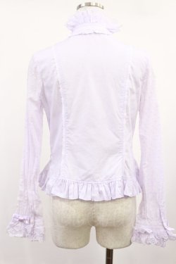 画像2: Angelic Pretty / フラワープリンセス立ち襟ボウタイブラウス FREE ラベンダー H-25-08-29-023-AP-BL-YZ-ZH