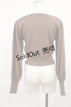 画像2: an another angelus / 深Uネックショートニットカーディガン Free MOCHABROWN H-25-08-29-026-CA-TO-NS-ZH