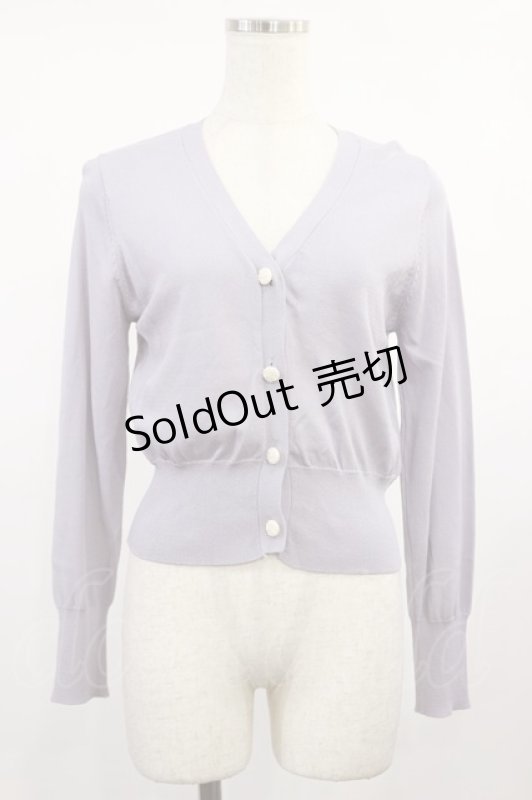 画像1: an another angelus / フラワーカット釦Vネックニットカーディガン Free BLUE H-25-08-29-027-CA-TO-NS-ZH (1)