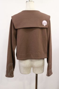 画像2: m petit by misako / サンリオキャラクターズコラボ マイメロディセーラーカーディガン L ブラウン H-25-08-29-029-LO-TO-NS-ZH