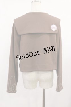 画像2: m petit by misako / サンリオキャラクターズコラボ マイメロディセーラーカーディガン L ブラウン H-25-08-29-029-LO-TO-NS-ZH