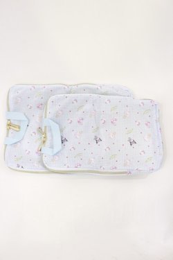 画像1: m petit by misako / AM*アッシュクポーチ  サックス H-25-08-29-034-LO-ZA-NS-ZH
