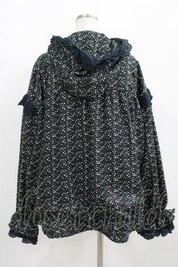 画像3: Candy Stripper / FLORAL GIRLY FRILL SWITCHEDアノラック  ブラック H-25-09-01-027-PU-TO-KB-ZH