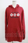 Candy Stripper / THREE RULES HOODIE  レッド H-25-09-01-032-PU-TO-KB-ZH