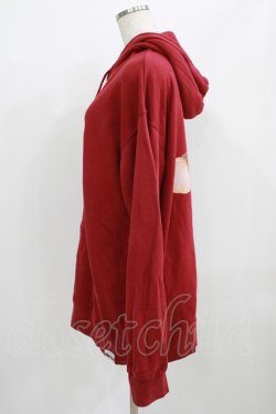 画像2: Candy Stripper / THREE RULES HOODIE  レッド H-25-09-01-032-PU-TO-KB-ZH