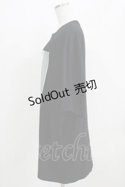 画像2: Candy Stripper / BAPTISM TEE  黒 H-25-09-01-036-PU-TO-KB-ZH