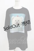 LAND by MILKBOY / CAKE MADNESS TEE  ブラック H-25-09-01-037-MB-TO-KB-ZH