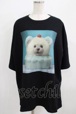 画像1: LAND by MILKBOY / CAKE MADNESS TEE  ブラック H-25-09-01-037-MB-TO-KB-ZH