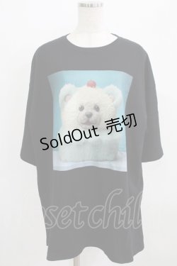画像1: LAND by MILKBOY / CAKE MADNESS TEE  ブラック H-25-09-01-037-MB-TO-KB-ZH