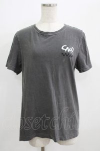 Candy Stripper / CND CRONY Tシャツ  グレー H-25-09-01-039-PU-TO-KB-ZT491