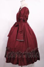 画像2: Victorian maiden / ヴェルデュールマロリーロングドレス Free ボルドー H-25-09-01-1004-CL-OP-NS-ZH (2)