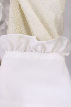 画像3: metamorphose / スタンドカラーチュールスリーブブラウス サイズ1 オフ H-25-09-01-1027-ME-BL-NS-ZH