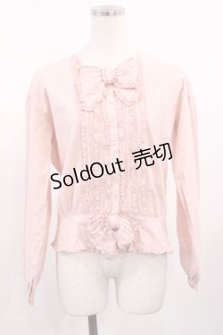 画像1: PINK HOUSE / ピンタックブラウス Free ピンク H-25-09-01-1028-LO-BL-NS-ZH