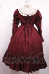 画像3: Victorian maiden / ヴェルデュールマロリーロングドレス Free ボルドー H-25-09-01-1004-CL-OP-NS-ZH (3)