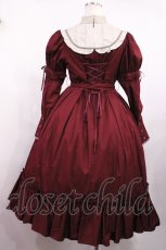 画像3: Victorian maiden / ヴェルデュールマロリーロングドレス Free ボルドー H-25-09-01-1004-CL-OP-NS-ZH (3)