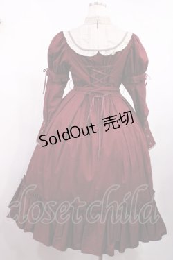 画像3: Victorian maiden / ヴェルデュールマロリーロングドレス Free ボルドー H-25-09-01-1004-CL-OP-NS-ZH