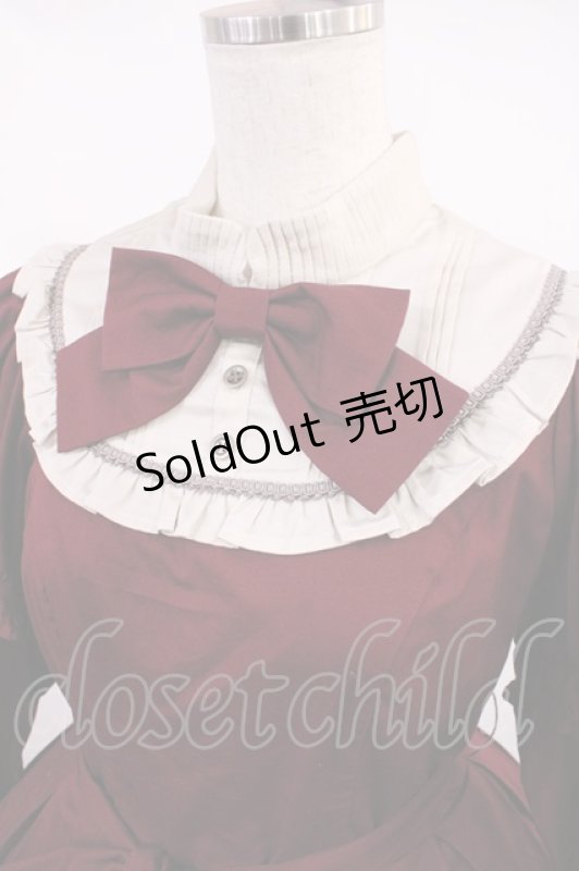 画像4: Victorian maiden / ヴェルデュールマロリーロングドレス Free ボルドー H-25-09-01-1004-CL-OP-NS-ZH (4)