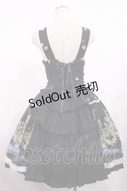 画像2: metamorphose / スワンガーデンジャンパースカート Free ブラック H-25-09-01-1011-ME-OP-NS-ZH