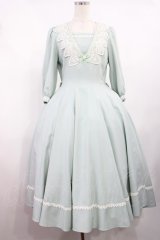 Innocent World / ロワールワンピース サイズ表記なし ミント×生成/Mint×Beige H-25-09-01-1003-IW-OP-NS-ZH