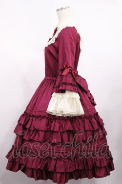 画像2: Pina sweetcollection / ドール姫袖ワンピース Free Wine H-25-09-01-1017-LO-OP-NS-ZH