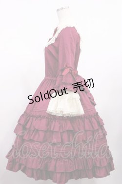 画像2: Pina sweetcollection / ドール姫袖ワンピース Free Wine H-25-09-01-1017-LO-OP-NS-ZH