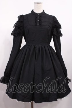 画像1: DevilInspired（海外ロリータブランド） / ヨーク切替ワンピース L ブラック H-25-09-01-1018-LO-OP-NS-ZH