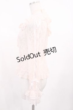 画像2: BABY,THE STARS SHINE BRIGHT / Be My Valentine お花レースアップブラウス Free ピンク H-25-09-01-1025-BA-BL-NS-ZH