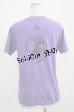 画像3: LISTEN FLAVOR / 辺古山ペコの戦うスクールガールTシャツ feat.九頭龍冬彦 M バイオレットパープル H-25-09-01-051-PU-TO-KB-ZH