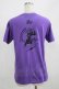 画像3: LISTEN FLAVOR / 辺古山ペコの戦うスクールガールTシャツ feat.九頭龍冬彦 M バイオレットパープル H-25-09-01-051-PU-TO-KB-ZH (3)