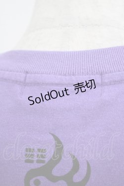 画像5: LISTEN FLAVOR / 辺古山ペコの戦うスクールガールTシャツ feat.九頭龍冬彦 M バイオレットパープル H-25-09-01-051-PU-TO-KB-ZH