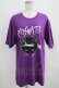 画像1: LISTEN FLAVOR / プリズムキャットBIG Tシャツ  パープル H-25-09-01-052-PU-TO-KB-ZH (1)