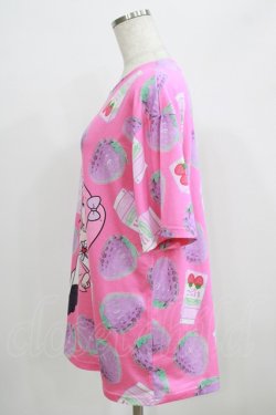 画像2: ACDC RAG / メンヘラチャンTシャツ  ピンク H-25-09-01-054-PU-TO-KB-ZH