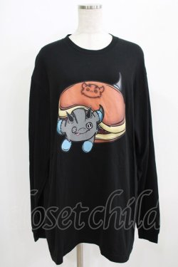 画像1: NieR Clothing / COTTON LONG CUTSEW XL 黒 H-25-09-01-057-PU-TO-KB-ZH