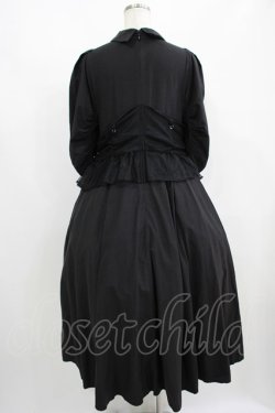 画像3: Candy Stripper / CAMI DOCKING SHIRT ONE-PIECE  ブラック H-25-09-01-006-PU-OP-KB-ZH