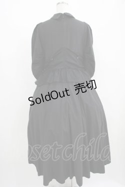 画像3: Candy Stripper / CAMI DOCKING SHIRT ONE-PIECE  ブラック H-25-09-01-006-PU-OP-KB-ZH