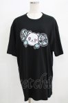 画像1: 【SALE】NieR CLOTHING / プリントCOTTON CUTSEW XL 黒 H-25-09-01-058-PU-TO-KB-ZT374 (1)