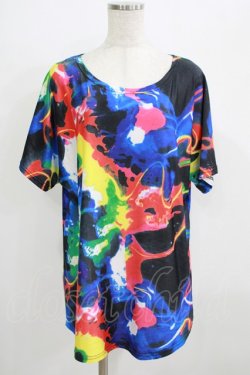 画像1: ACDC RAG / プリントTシャツ  黒 H-25-09-01-059-PU-TO-KB-ZH